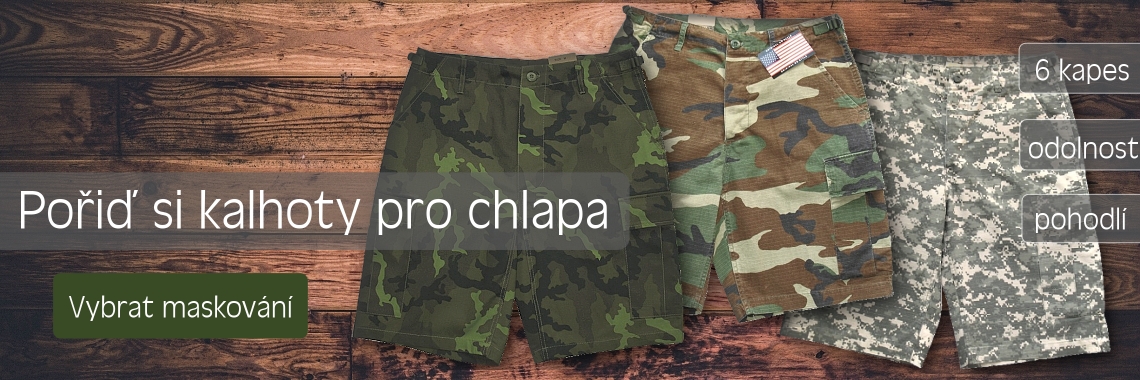 Pořiď si kraťasy pro chlapa