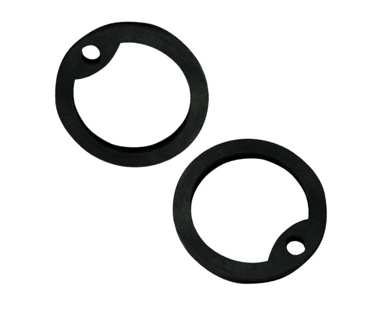 MIL-TEC Gumové chrániče DOG TAG, Black