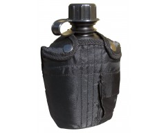 Mil-Tec Polní láhev BLACK styl U.S. army